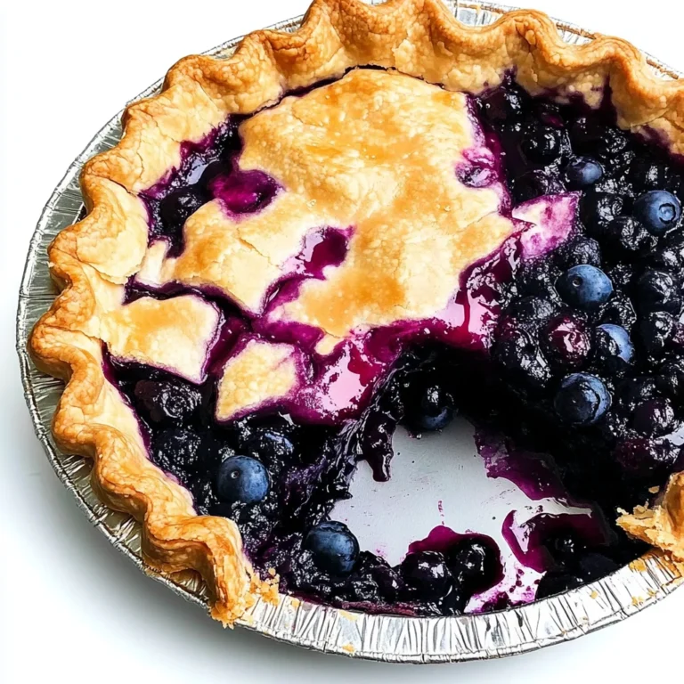 Easy Blueberry Pie