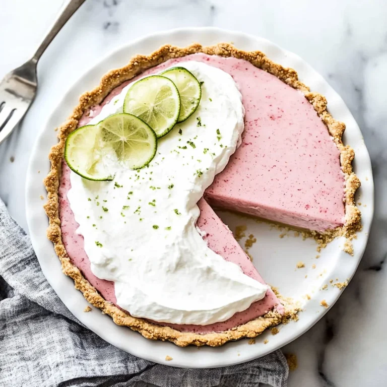 Strawberry Margarita Pie